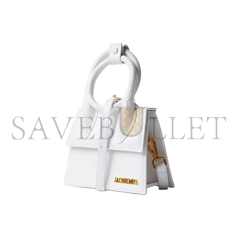 JACQUEMUS LE CHIQUITO NOEUD LEATHER HANDBAG 211BA05 (18*13*8cm)